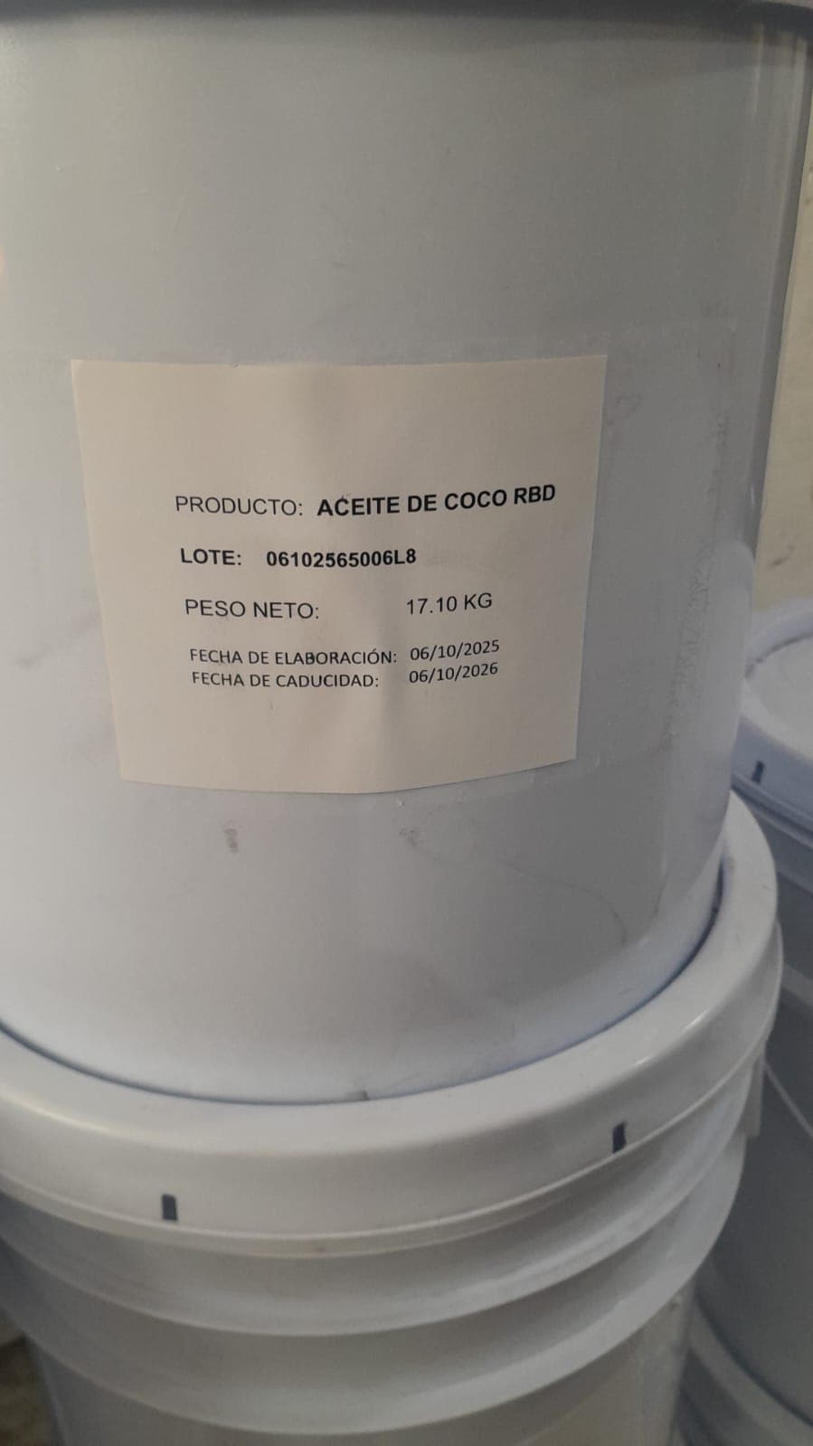 Aceite de Coco Rbd
